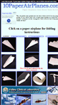 Mobile Screenshot of 10paperairplanes.com